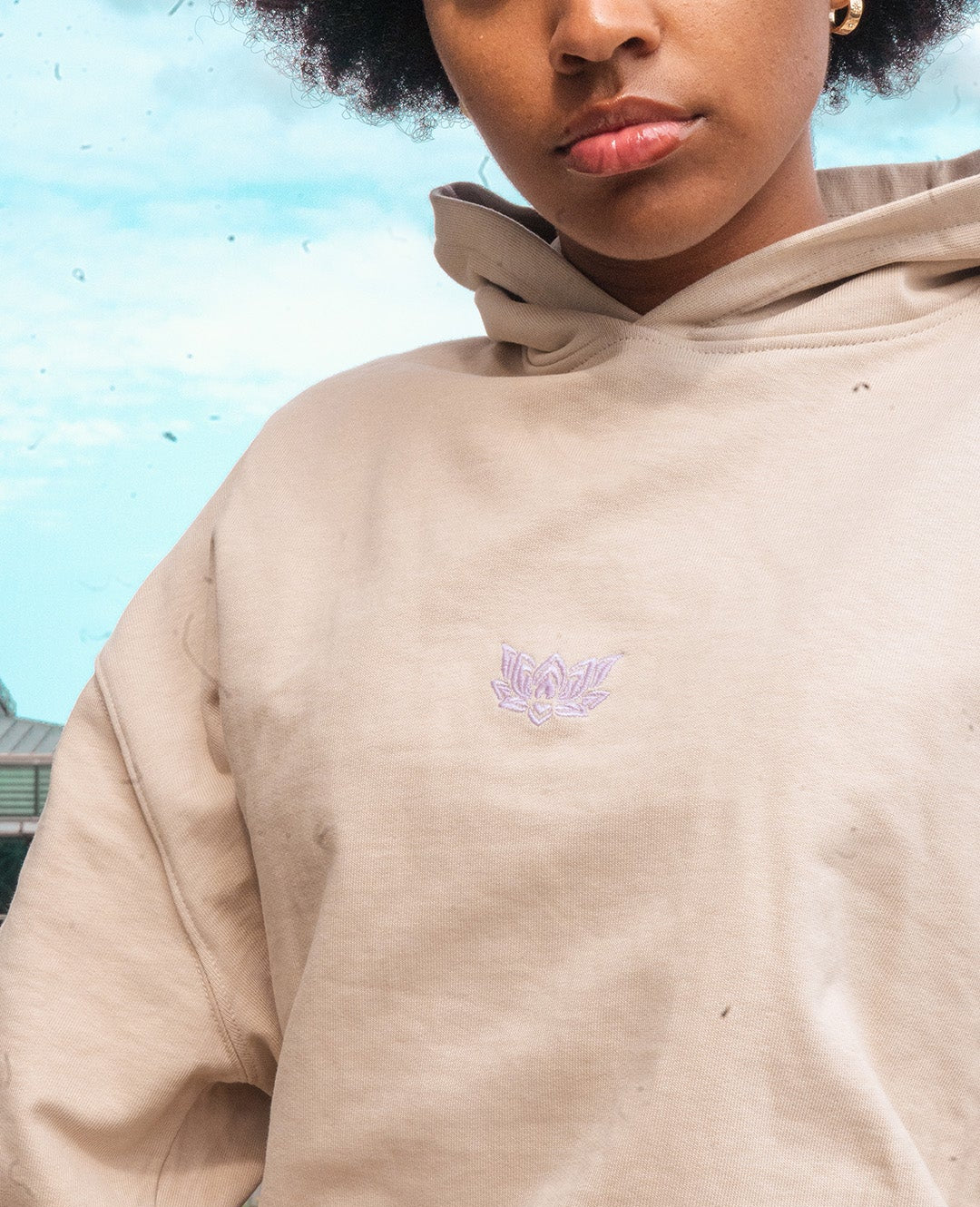 LIL LOTUS PREMIUM HOOD - SANDSTONE (UV LIGHT ACTIVATED)