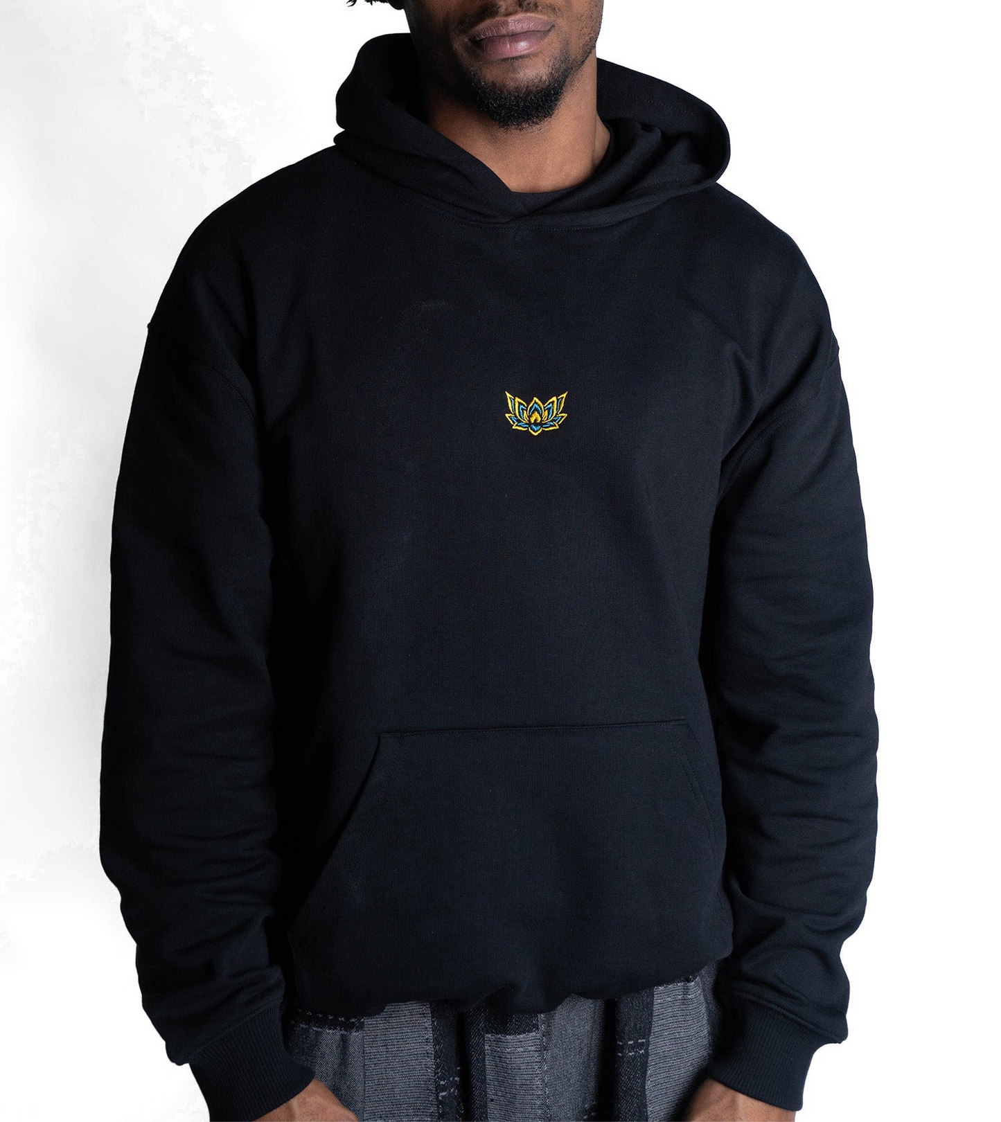 LIL LOTUS PREMIUM HOOD - BLACK