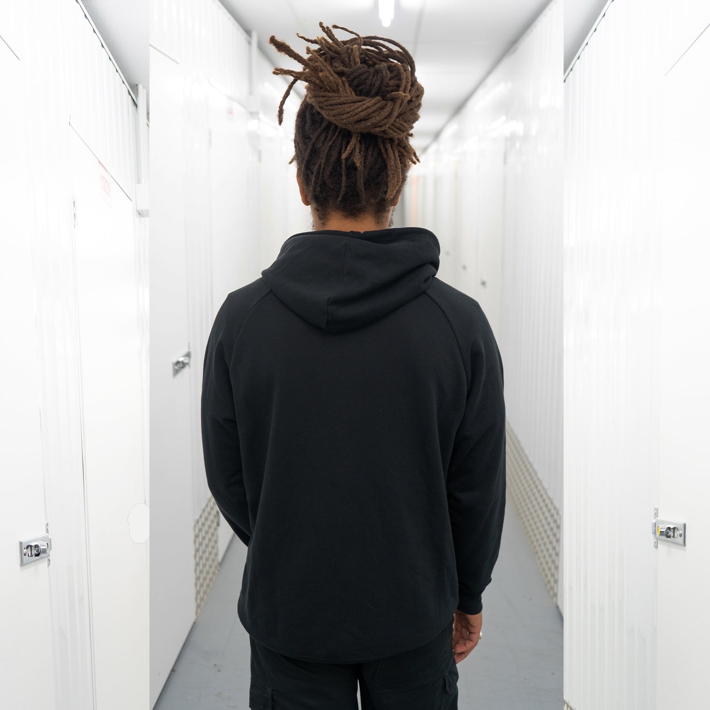 GLASS GARDEN HOODIE - BLACK