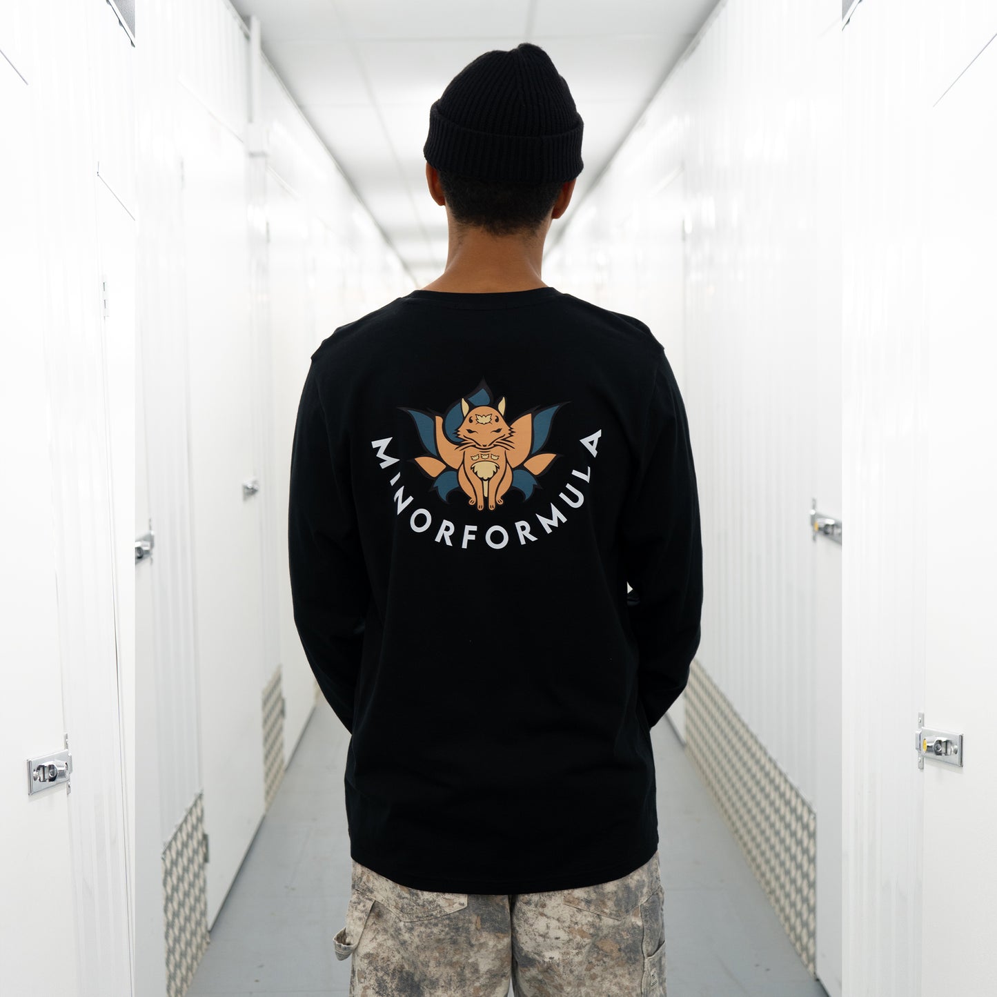 KYUUBI L/SLEEVE - BLACK