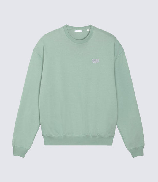 LIL LOTUS PREMIUM SWEATSHIRT - JADE GREEN (UV LIGHT ACTIVATED)