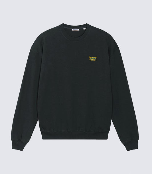 LIL LOTUS PREMIUM SWEATSHIRT - BLACK