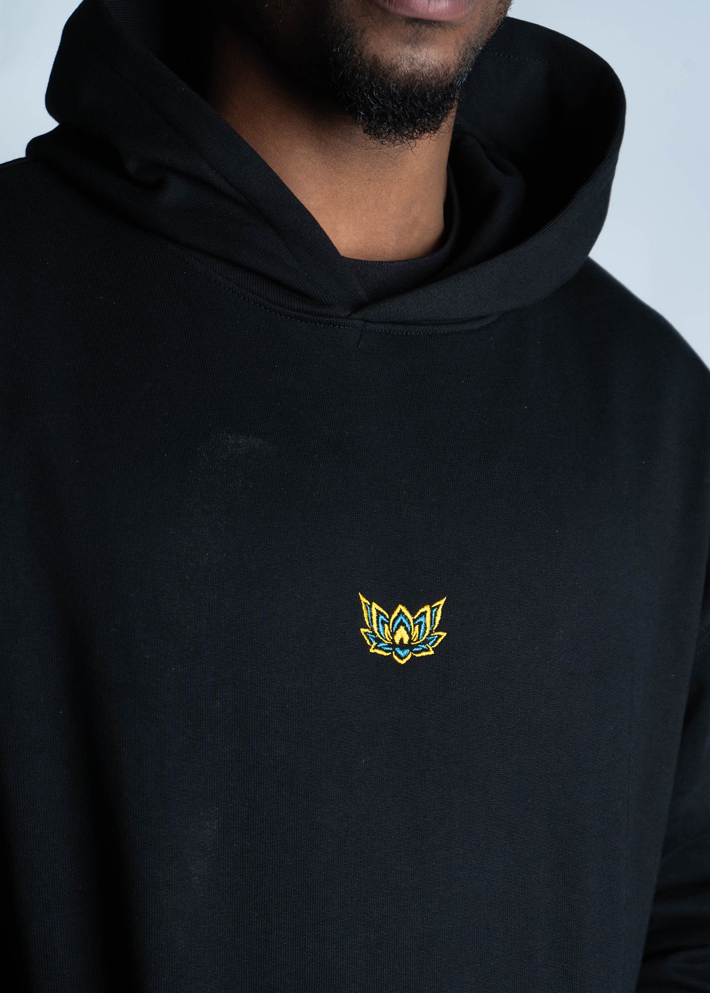 LIL LOTUS PREMIUM HOOD - BLACK