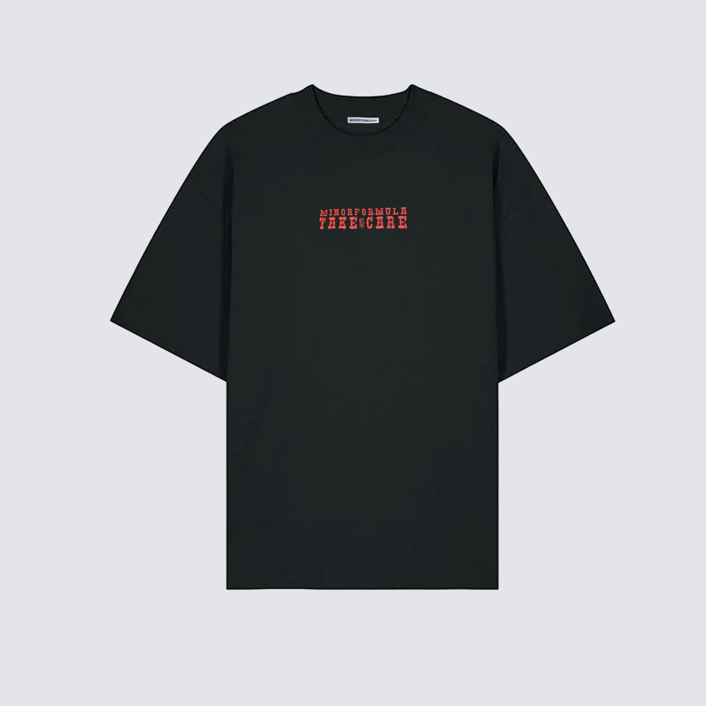 CARETAKERS T-SHIRT 002 - BLACK/RED
