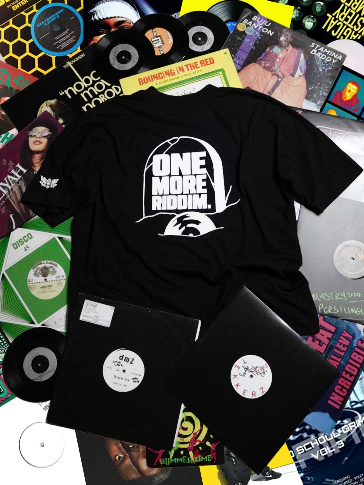 OMR T-SHIRT - BLACK/WHITE