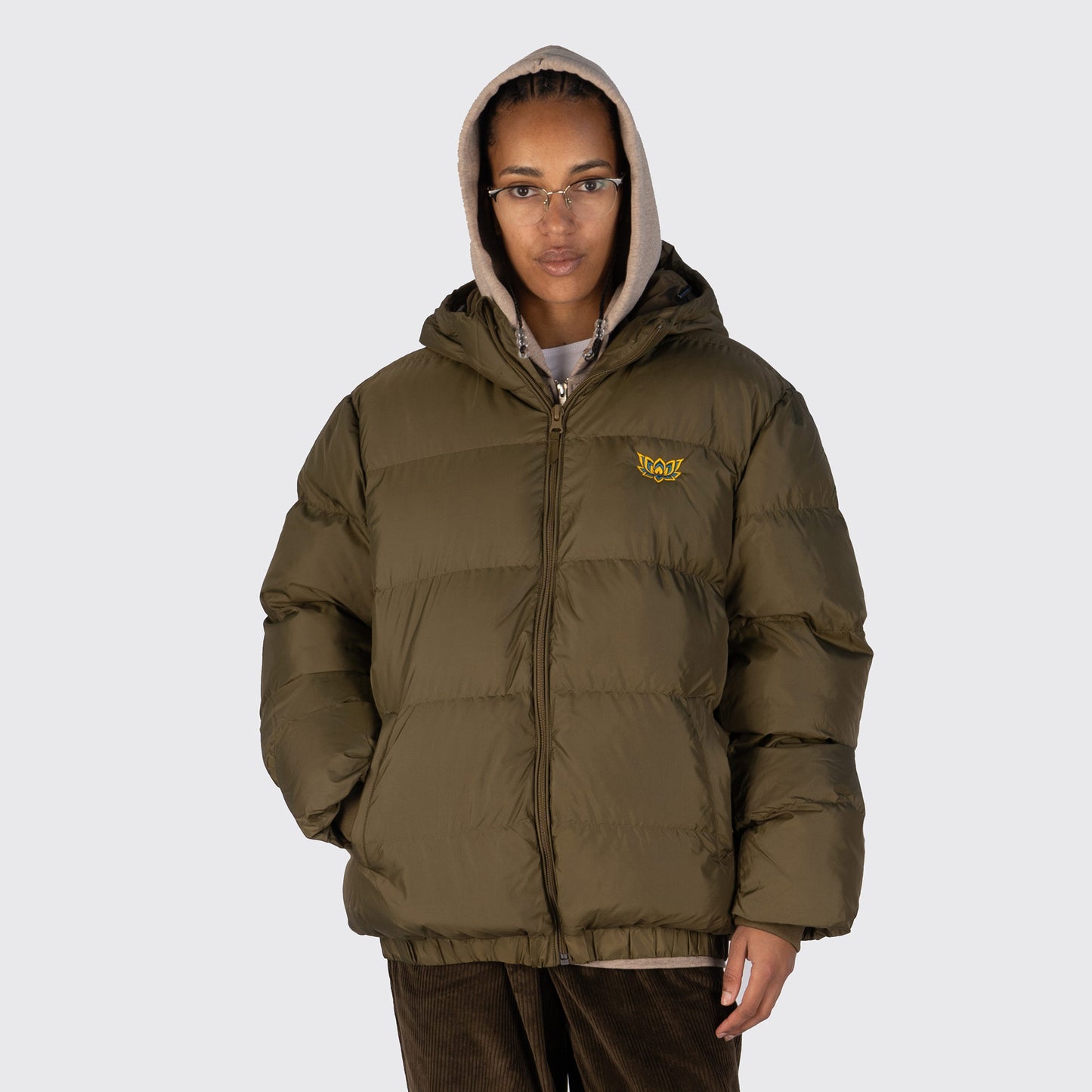 LOTUS PUFFA JACKET - OLIVE