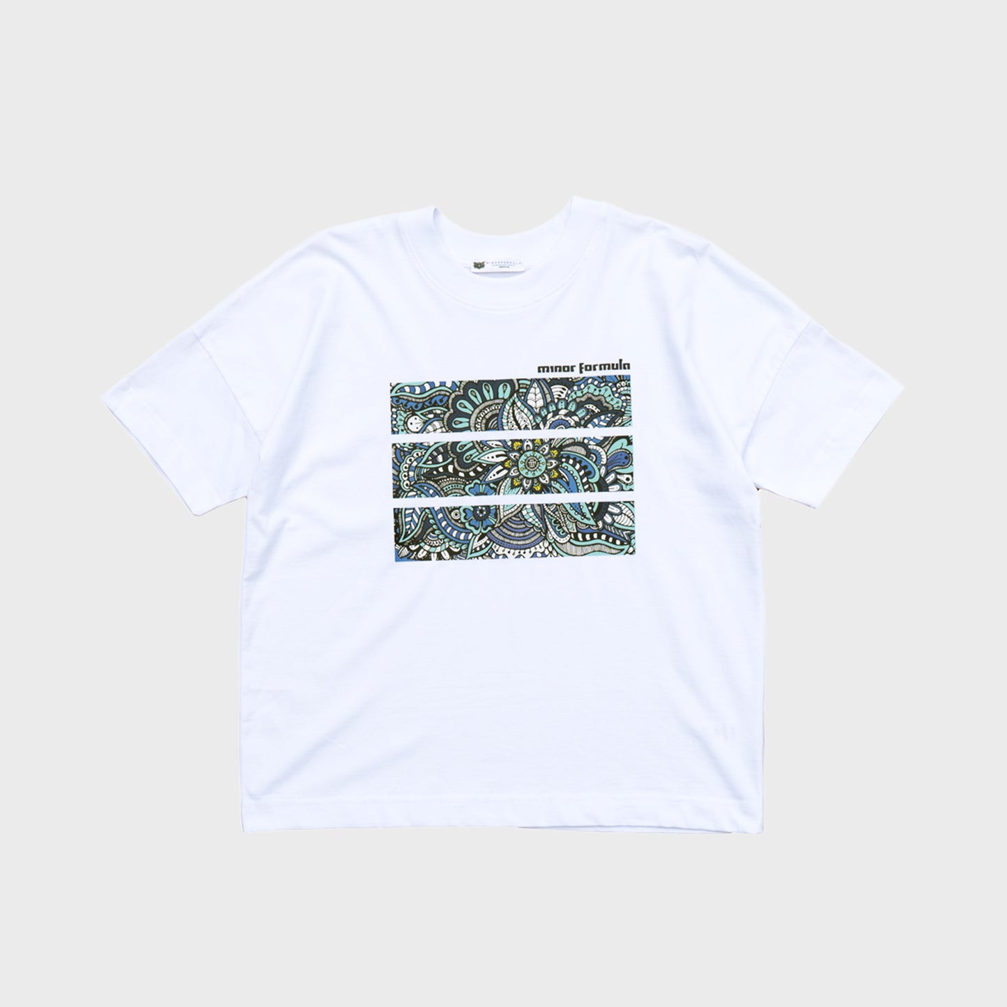 MIND THE FLOWERS OVERSIZED T-SHIRT - WHITE