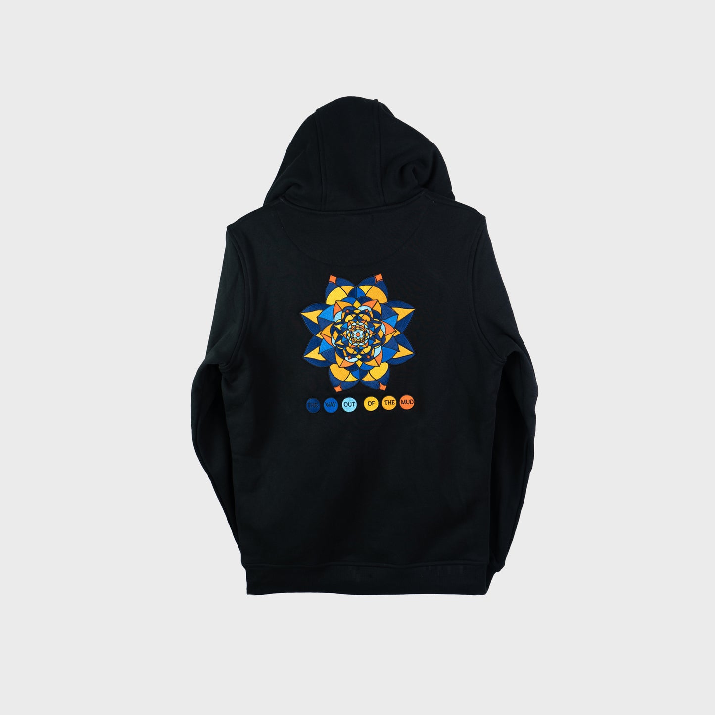 THE WAY OUT ZIPPED HOODIE - BLACK