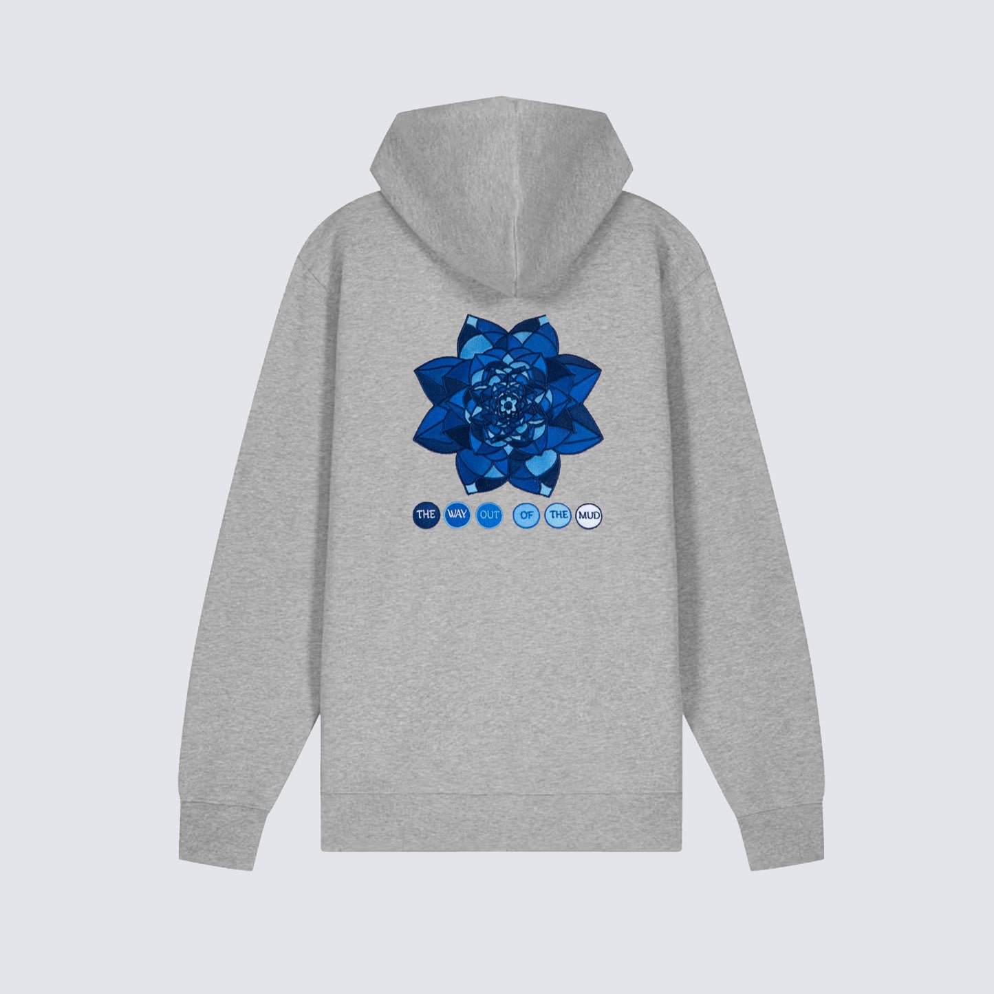 THE WAY OUT ZIPPED HOODIE - GREY