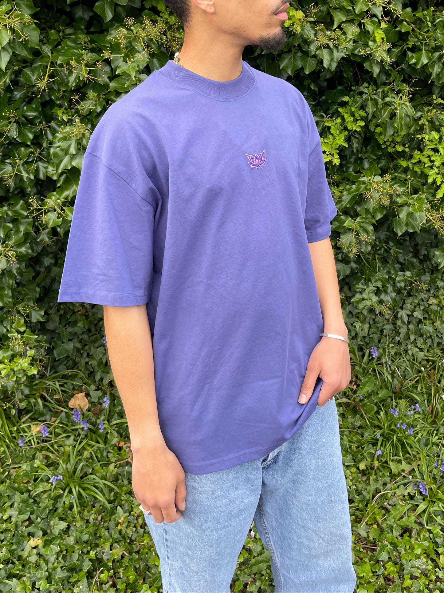 LIL LOTUS T-SHIRT - AMETHYST