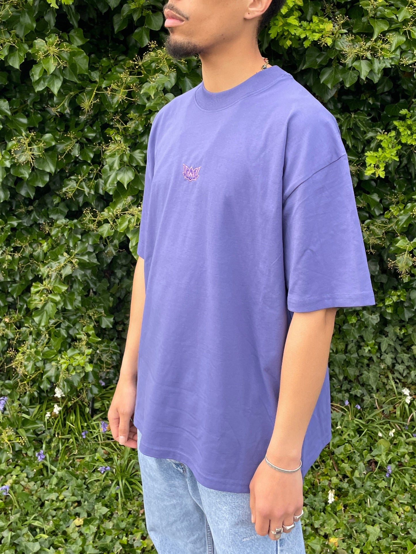 LIL LOTUS T-SHIRT - AMETHYST