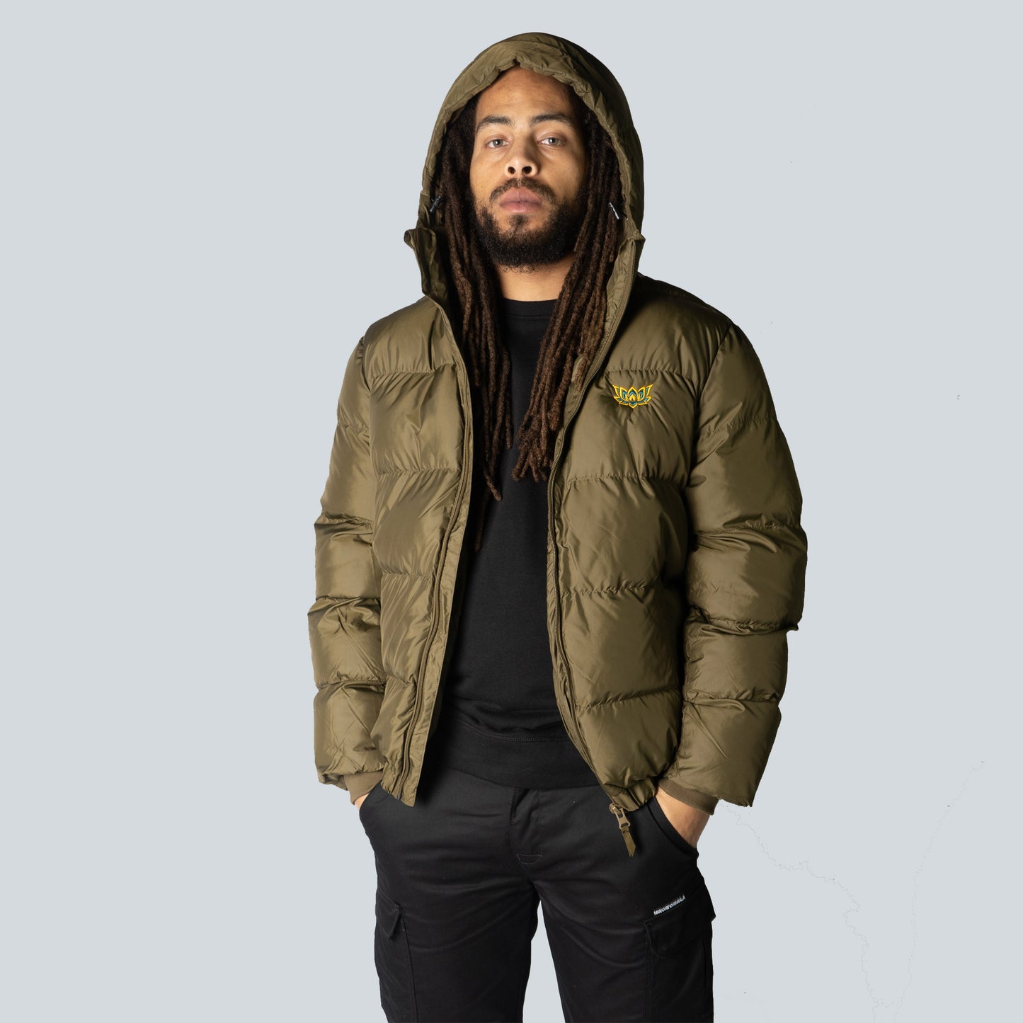 LOTUS PUFFA JACKET - OLIVE