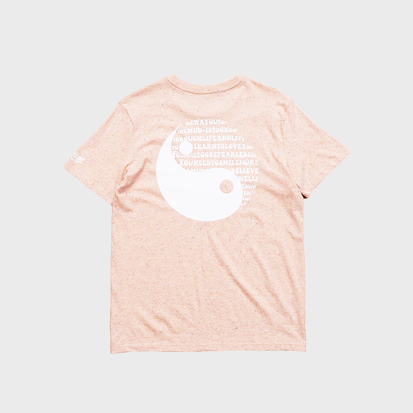 YIN & YANG T-SHIRT - PINK RAINBOW