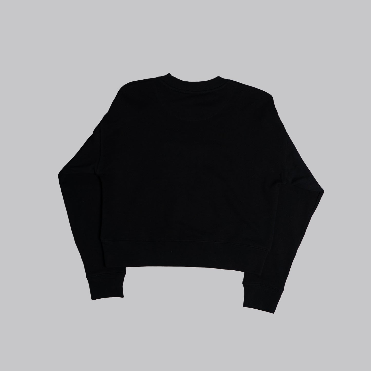 NU ENGLAND CROPPED SWEATSHIRT - BLACK