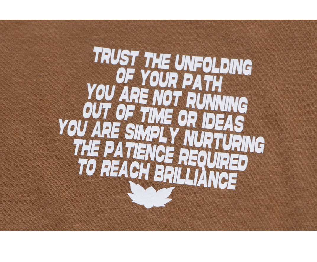 TIME T-SHIRT - VINTAGE BROWN
