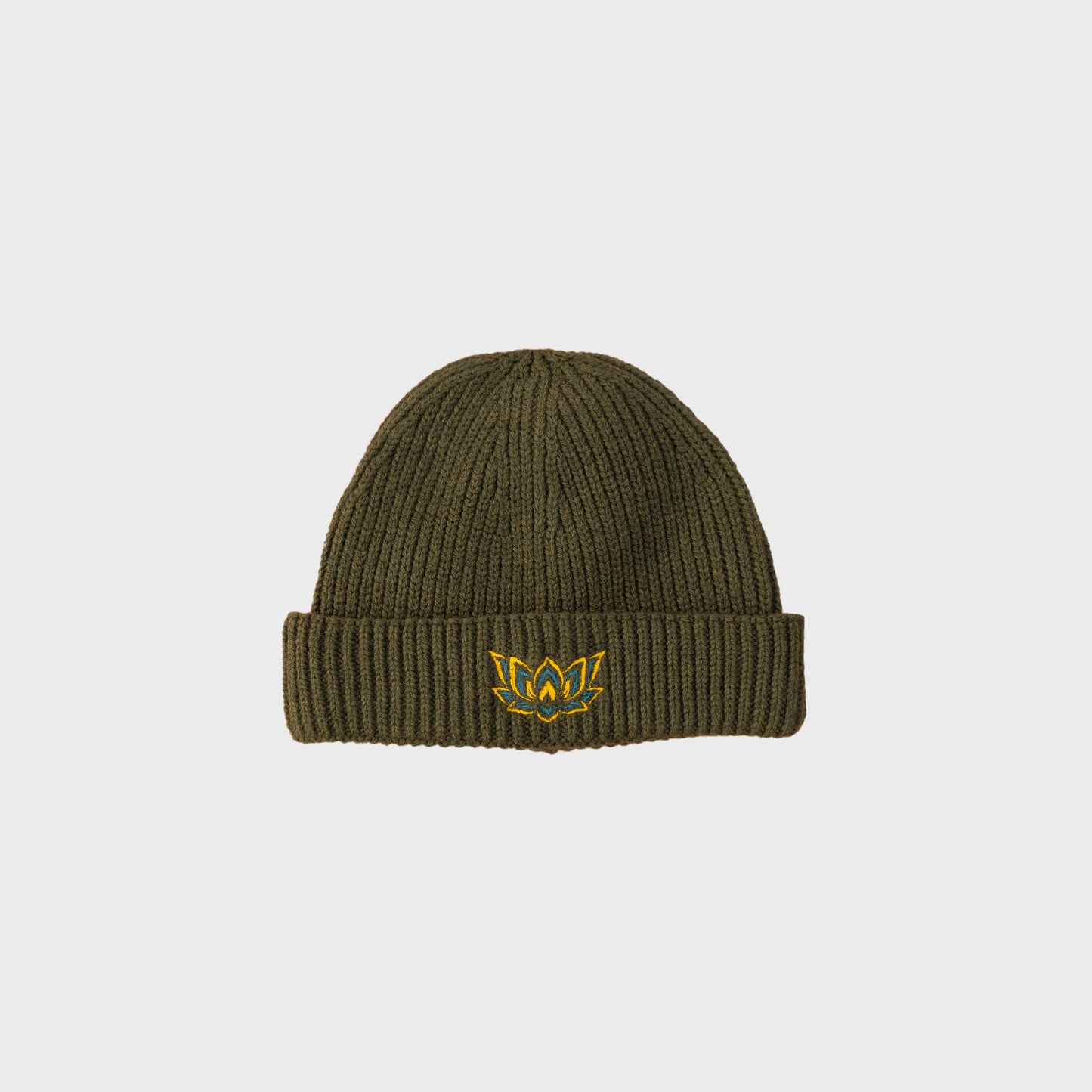 LOTUS FISHERMAN BEANIE - OLIVE