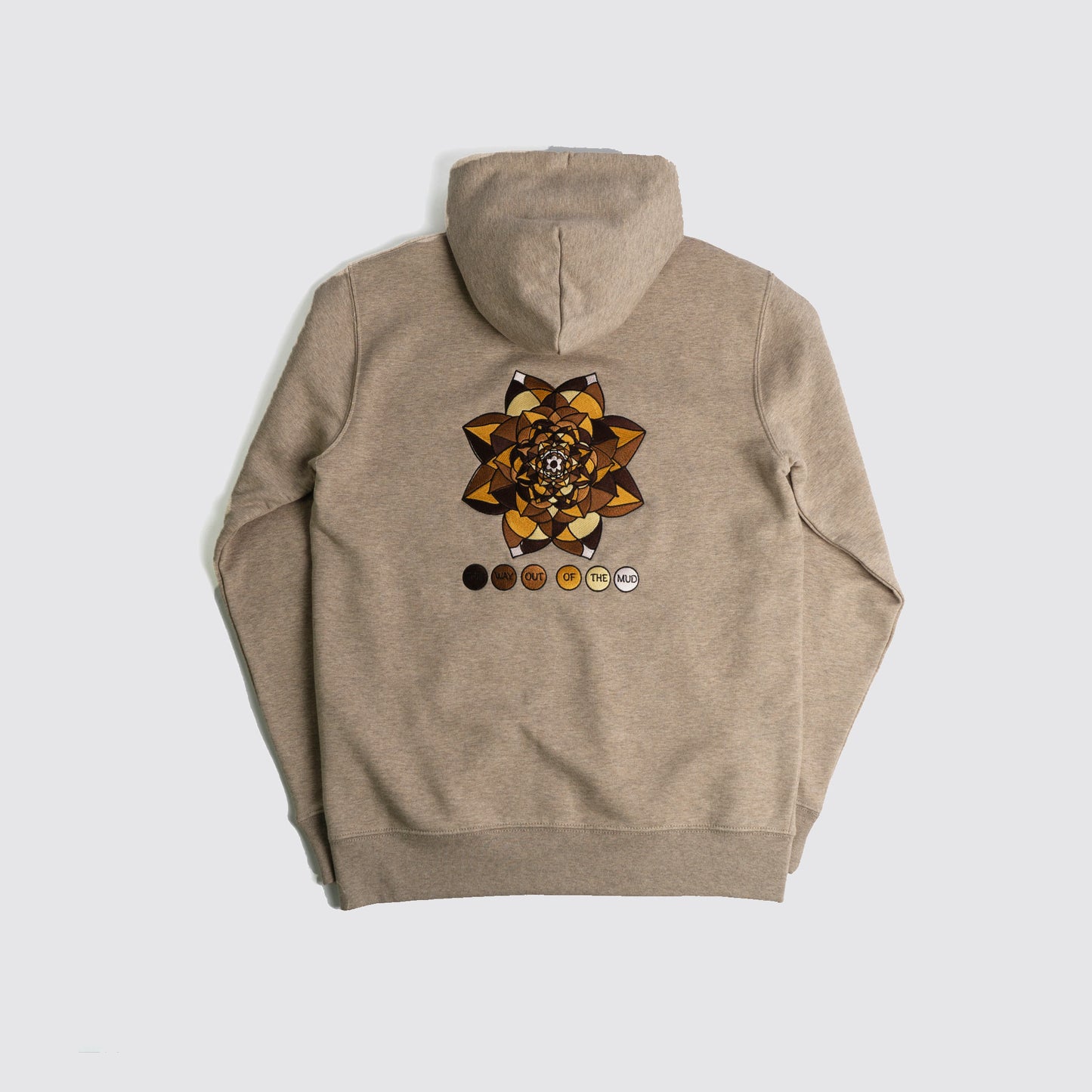 THE WAY OUT ZIPPED HOODIE - SANDSTONE