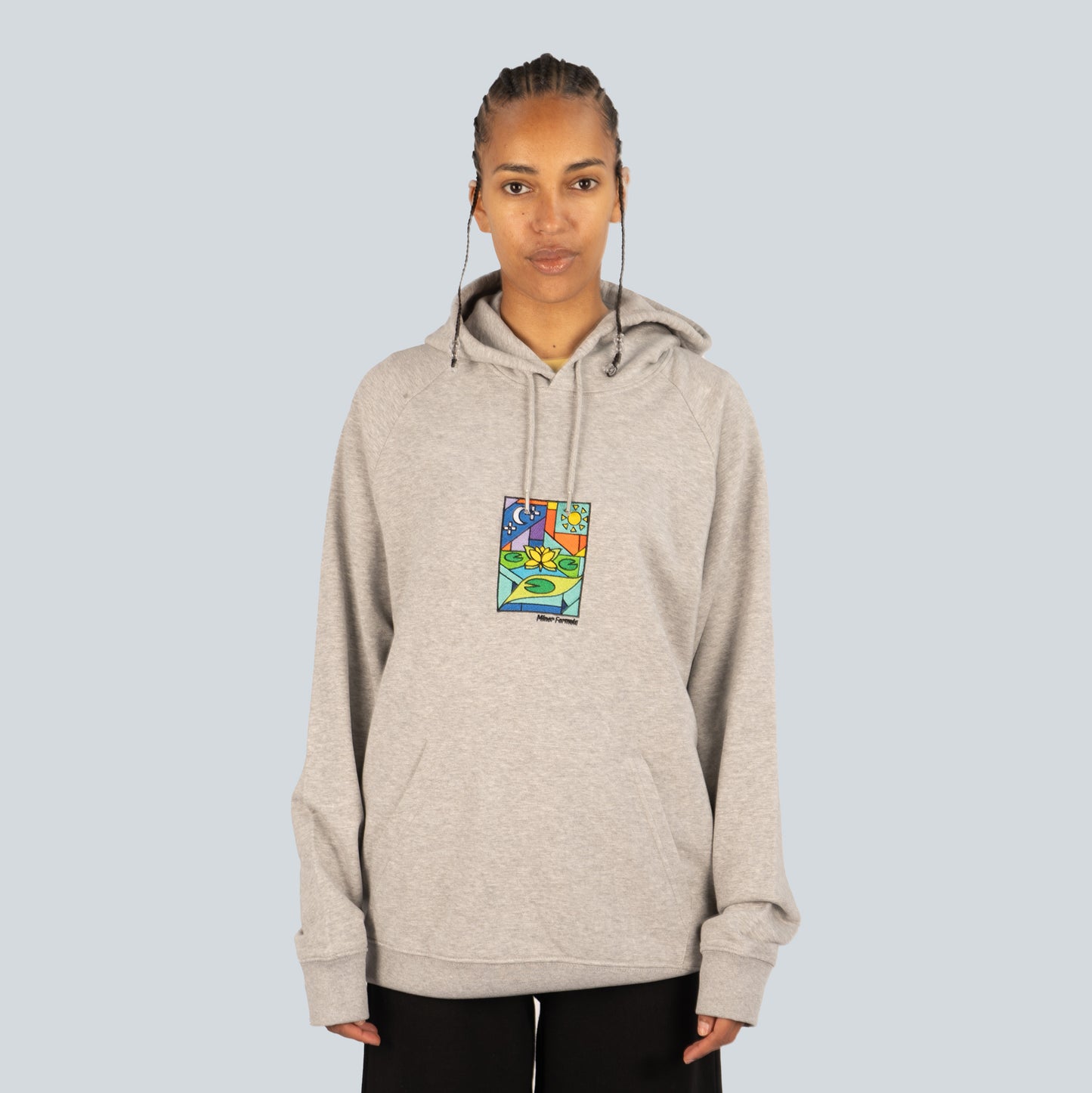 GLASS GARDEN HOODIE - GREY