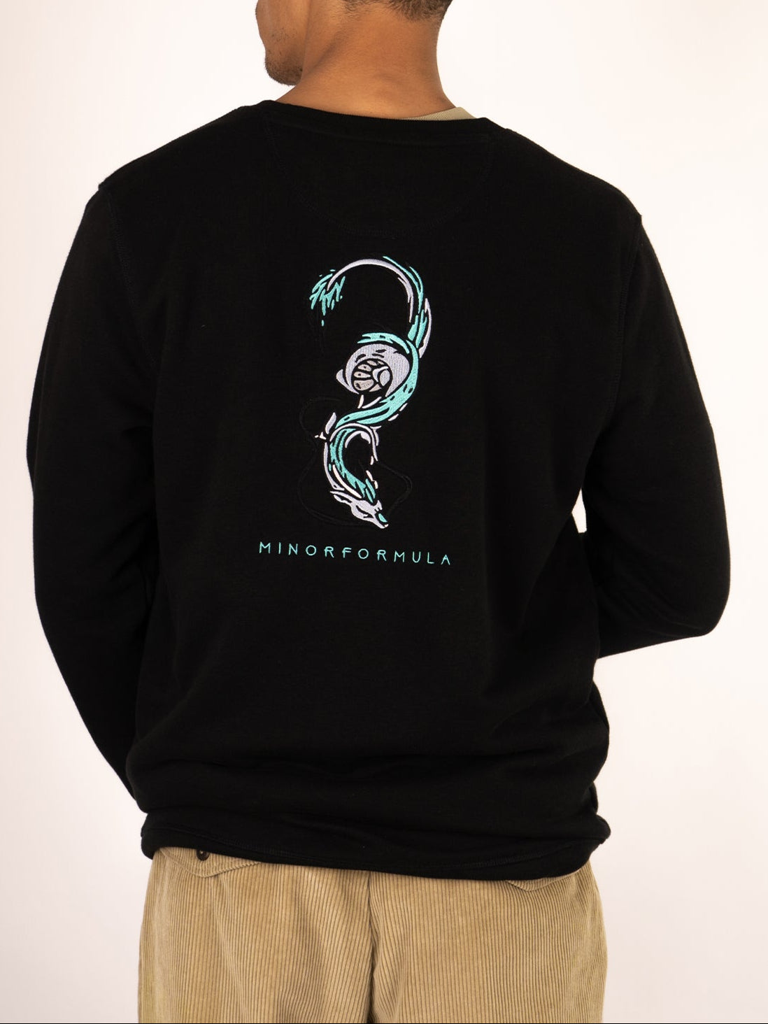 HAKU SWEATSHIRT - BLACK