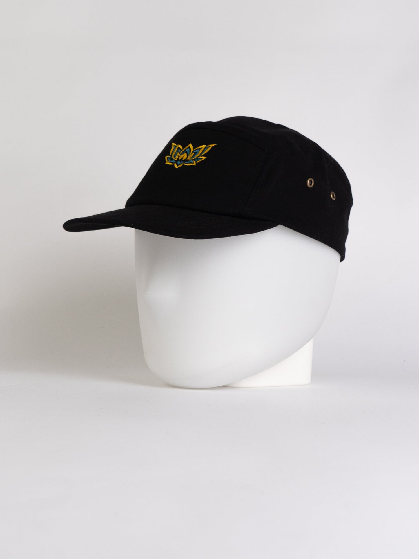 Black 5 Panel Cap