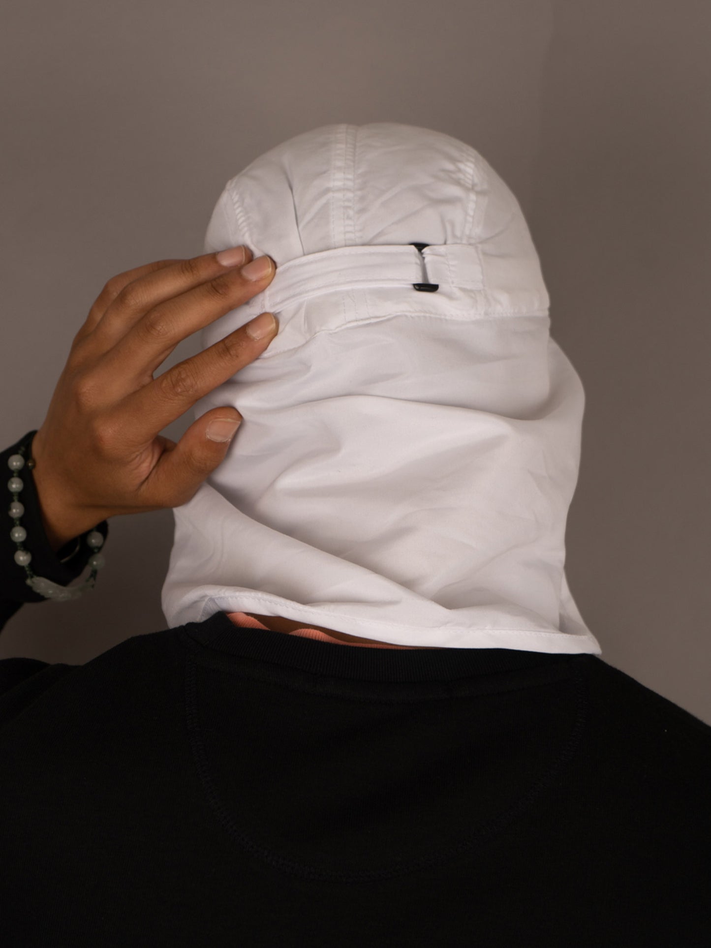 SAFARI 5 PANEL CAP - WHITE