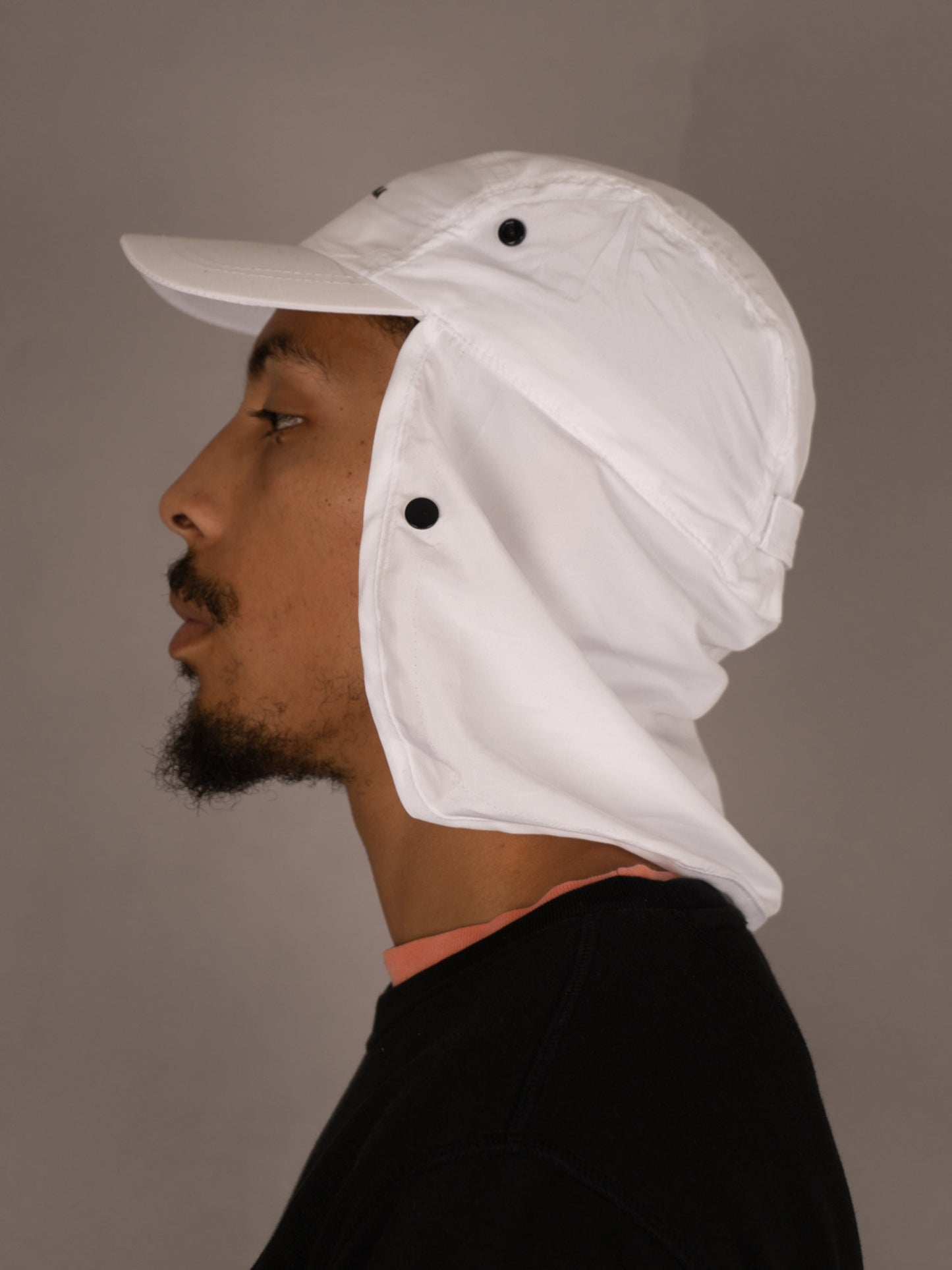 SAFARI 5 PANEL CAP - WHITE