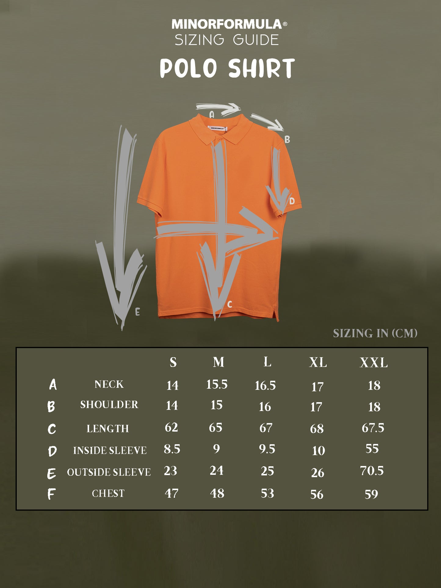 LOTUS POLO SHIRT - ORANGE