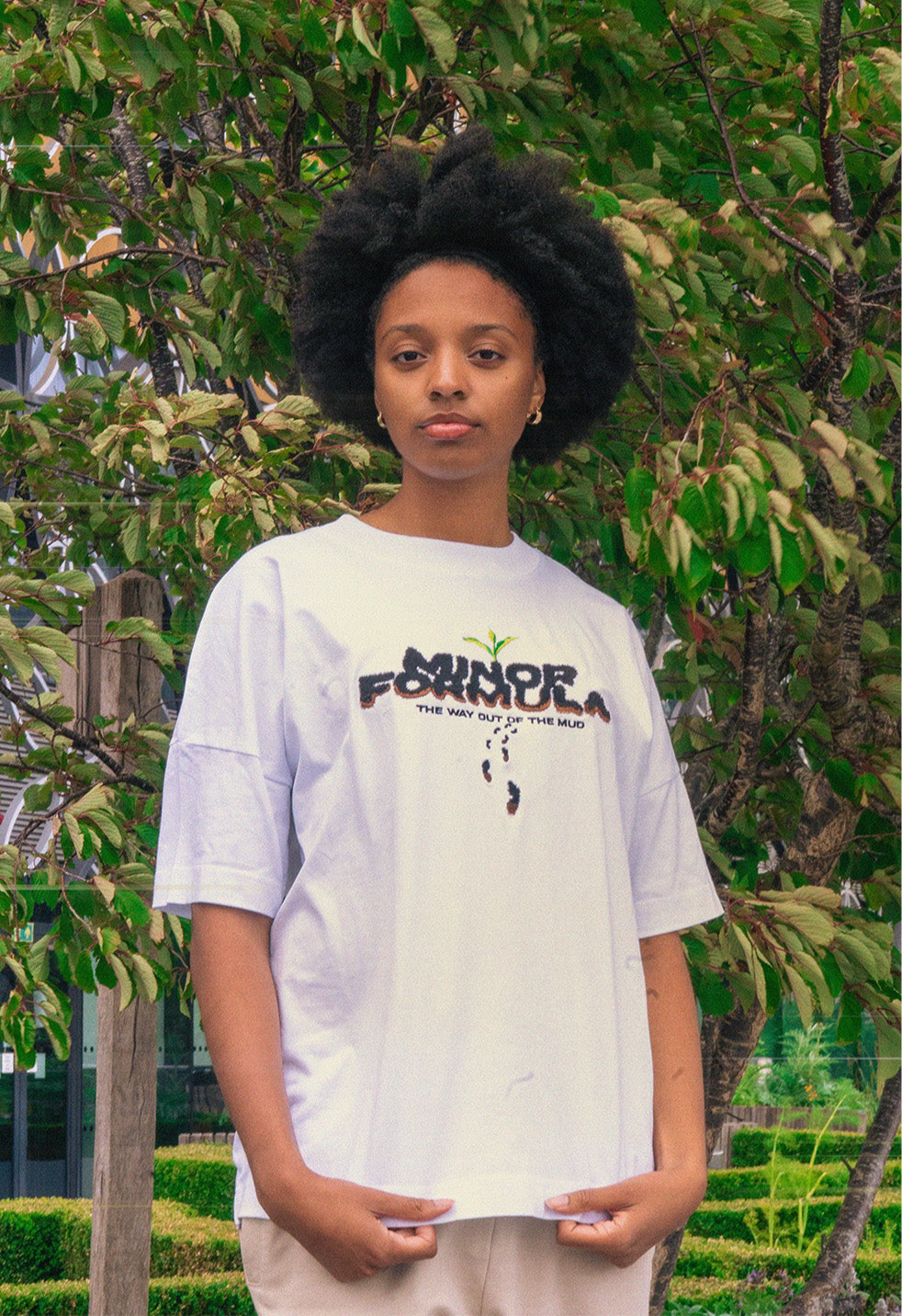 BY ANY MEANS T-SHIRT - WHITE
