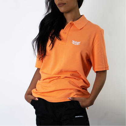 LOTUS POLO SHIRT - ORANGE