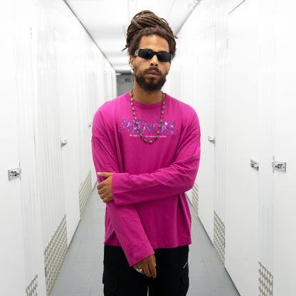 FUTURE LEAVES L/SLEEVE - PINK