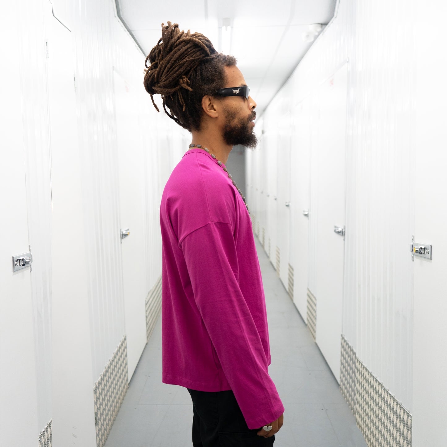 FUTURE LEAVES L/SLEEVE - PINK