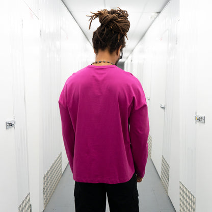 FUTURE LEAVES L/SLEEVE - PINK