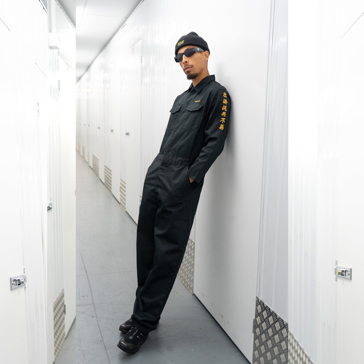 GROW OUT OF THE MUD OVERALLS - BLACK