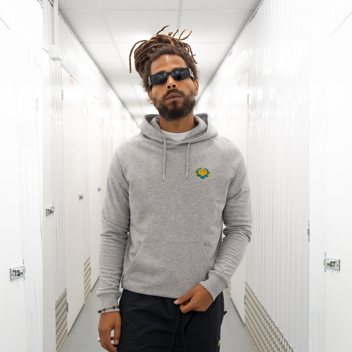 LOTUS CLAN MONDOKORO HOODIE - GREY