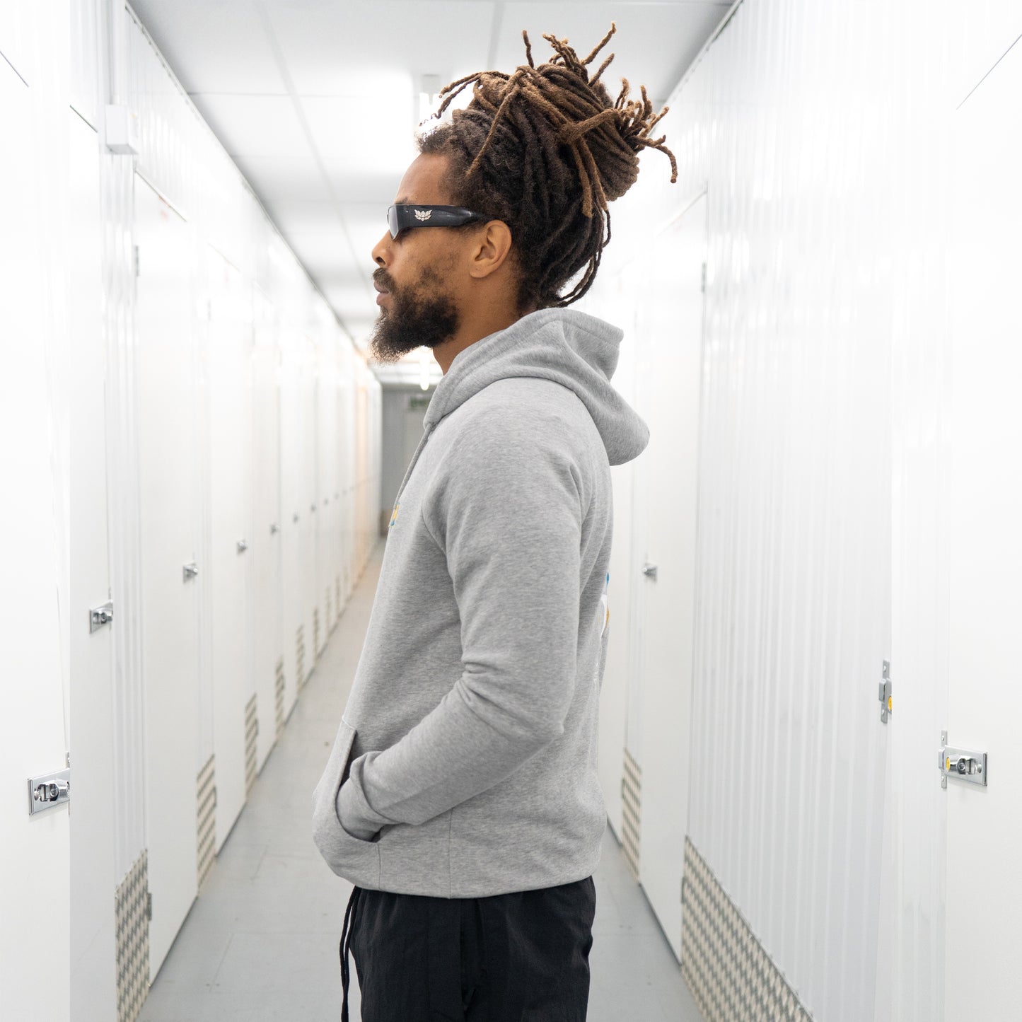 LOTUS CLAN MONDOKORO HOODIE - GREY