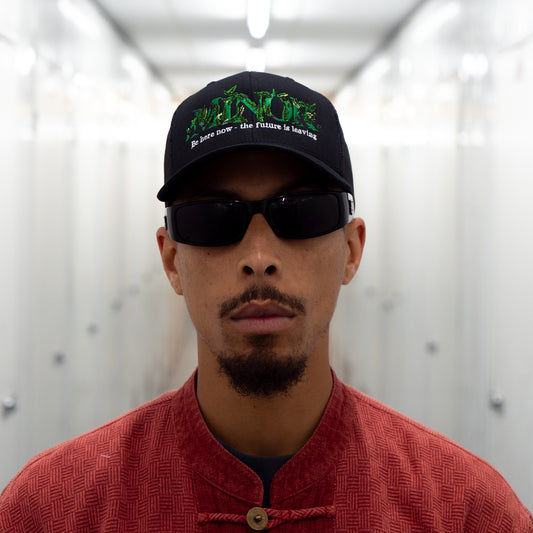 FUTURE LEAVES TRUCKER CAP - BLACK