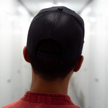 LOTUS TRUCKER CAP - BLACK/BLACK