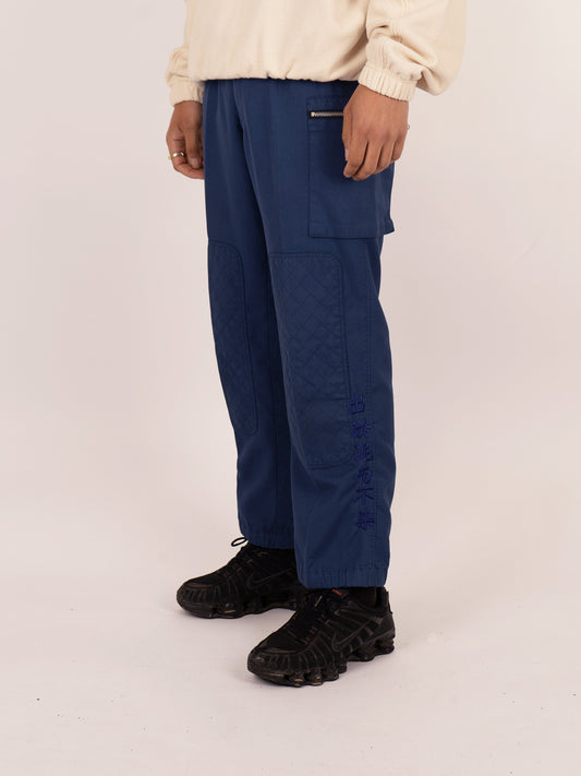 TRI LOTUS REWORKED CARGO'S -  W30 L28 - NAVY