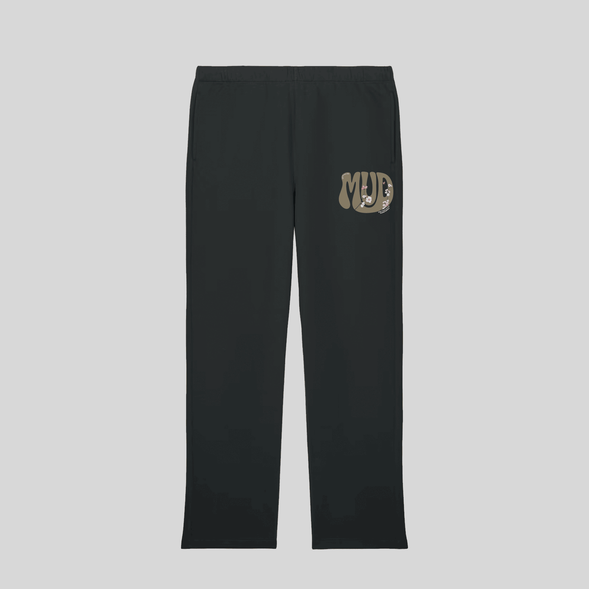 Mud Straight Sweatpants Black