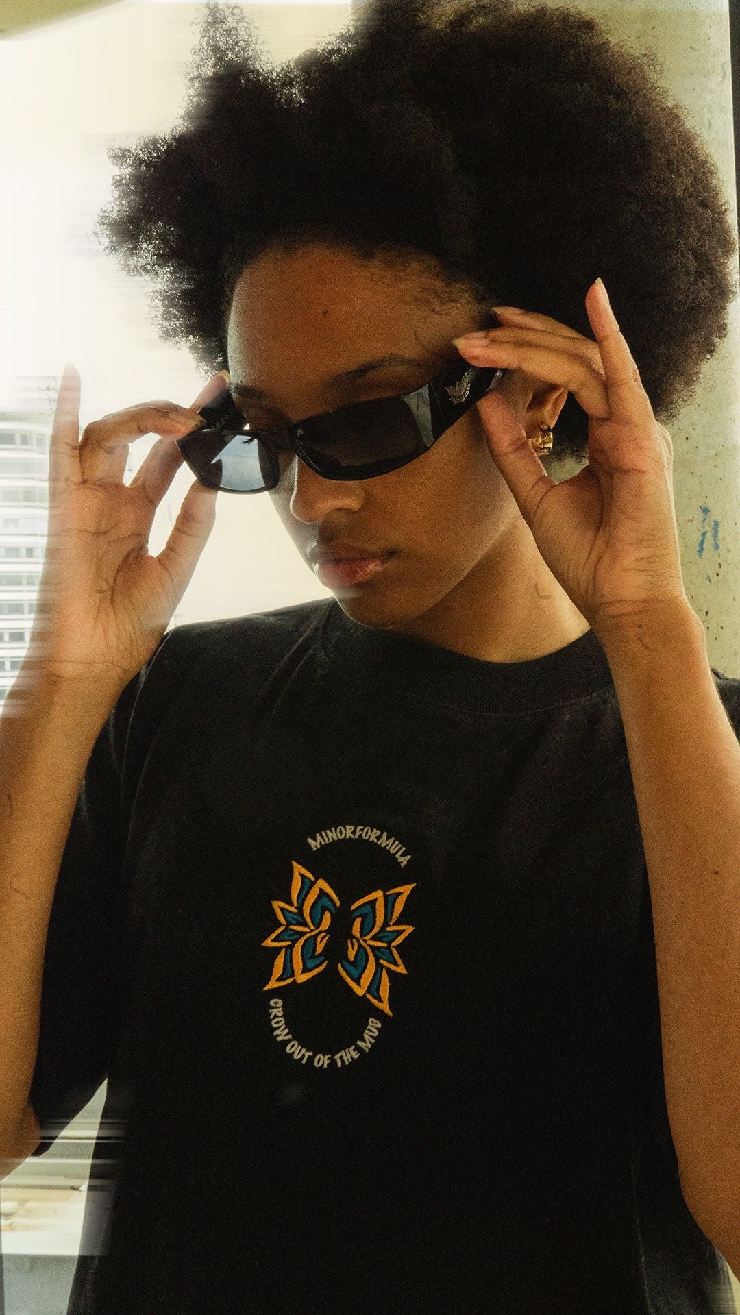THE BUTTERFLY EFFECT TEE - BLACK/OG