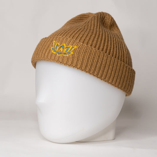 LOTUS FISHERMAN BEANIE - BROWN SUGAR