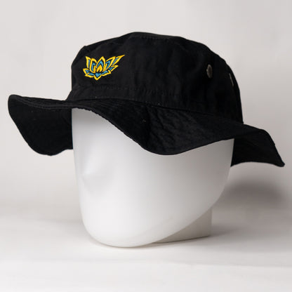 LIL LOTUS BUCKET HAT - BLACK