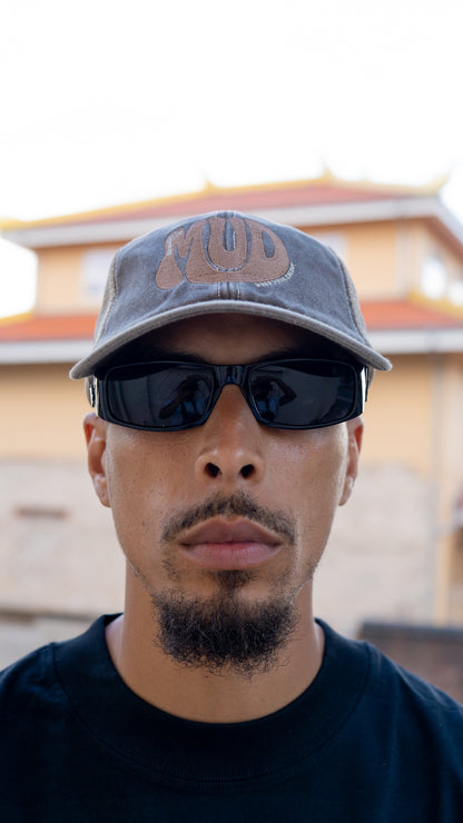 MUD TRUCKER CAP - GREY/STONE