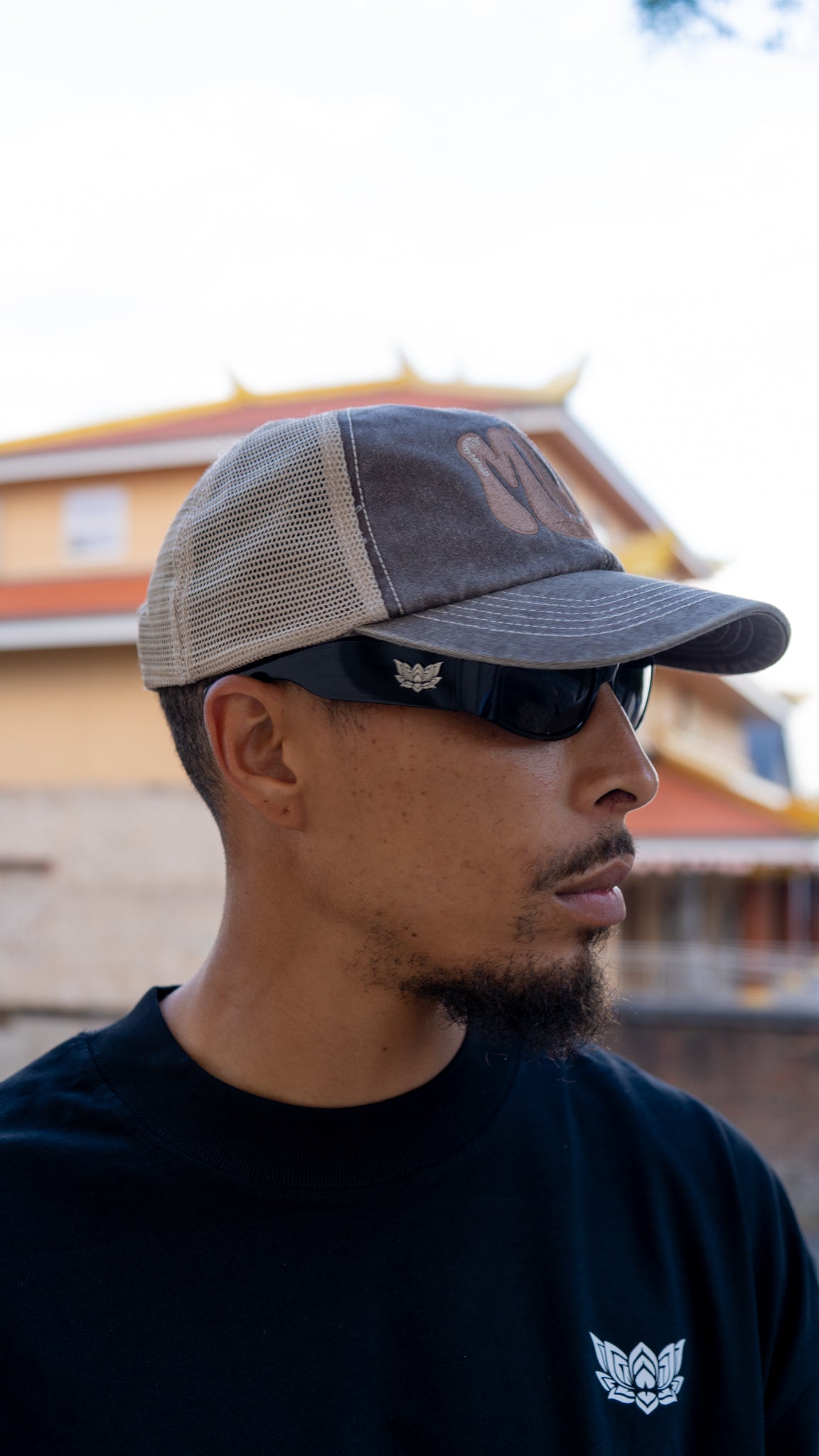 MUD TRUCKER CAP - GREY/STONE