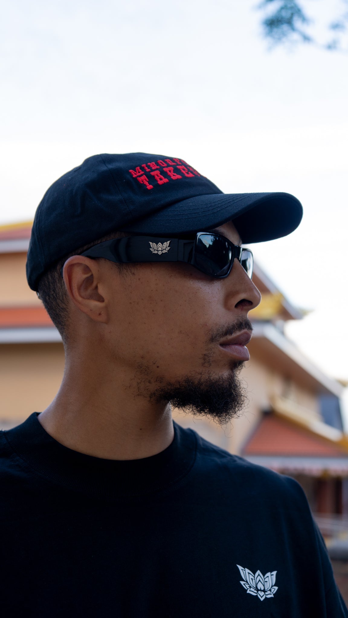 CARETAKERS 6 PANEL - BLACK/RED