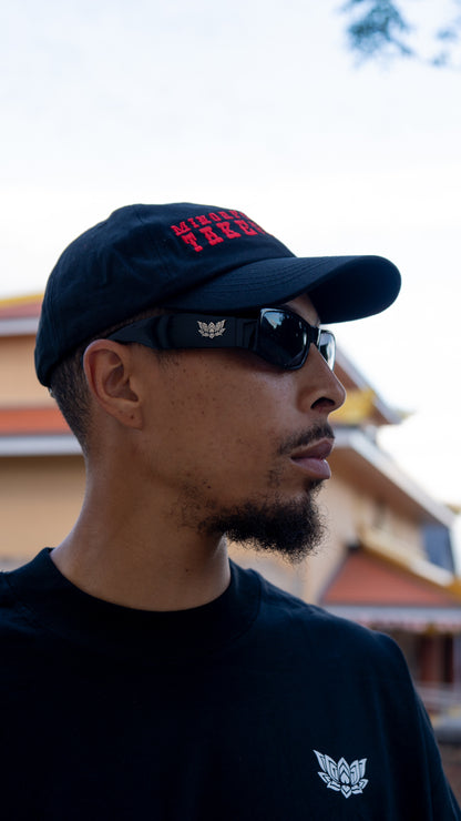 CARETAKERS 6 PANEL - BLACK/RED