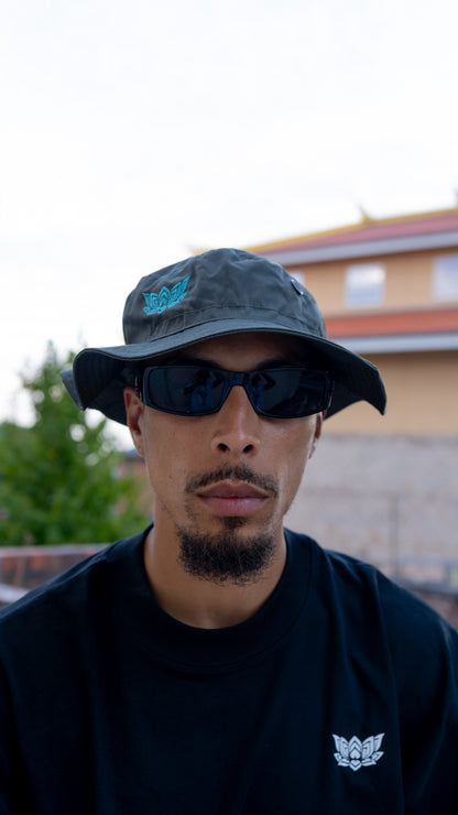 LIL LOTUS BUCKET HAT - OLIVE