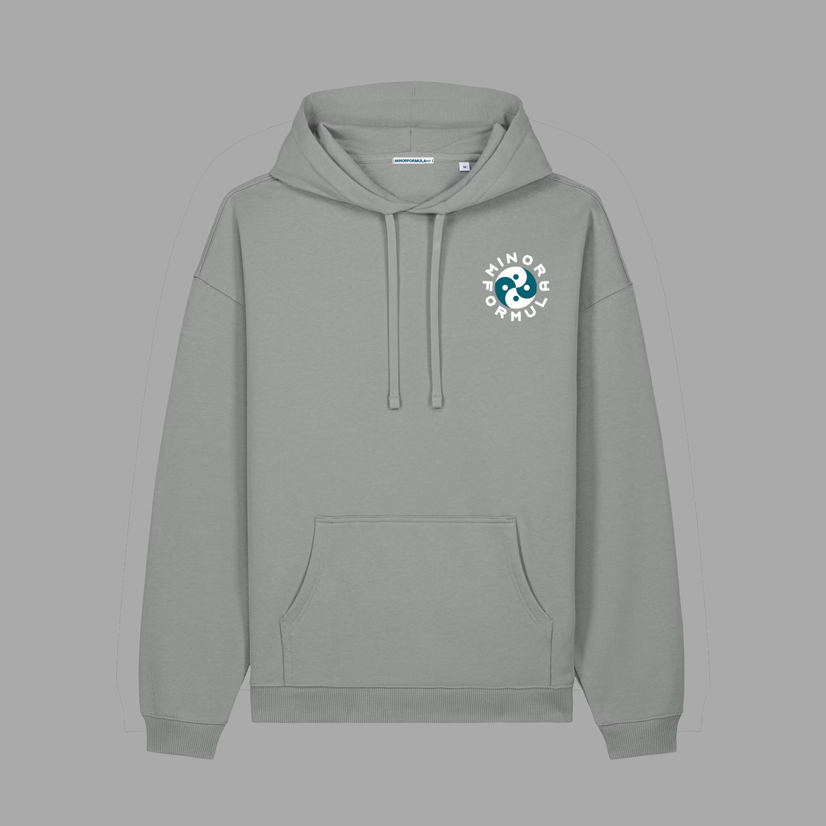 YIN YANG HOOD - GREY