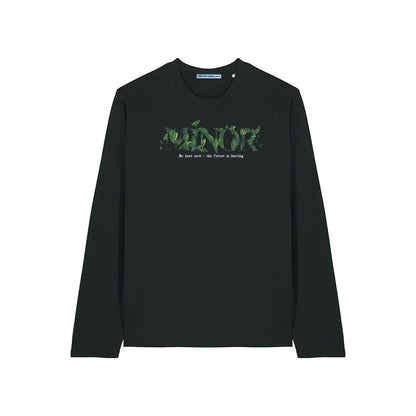 FUTURE LEAVES L/SLEEVE - BLACK