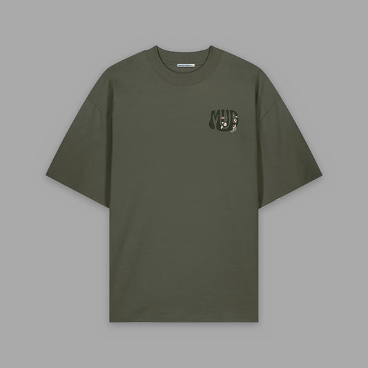 MUD TEE - OLIVE